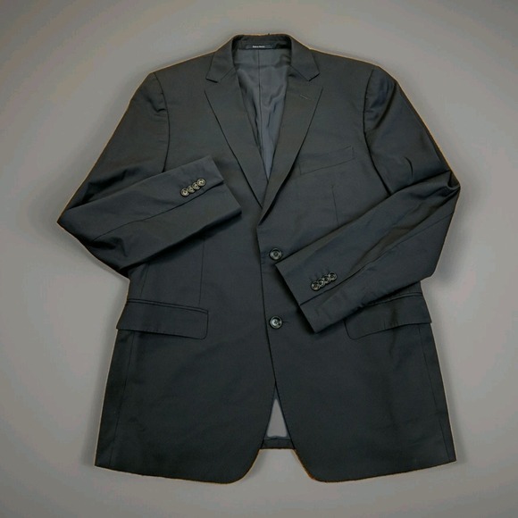 Z Zegna Suit‎ Coat Size EU 52R US 42R Dark Navy Blue Wool Blend CITY Blazer - Picture 1 of 12